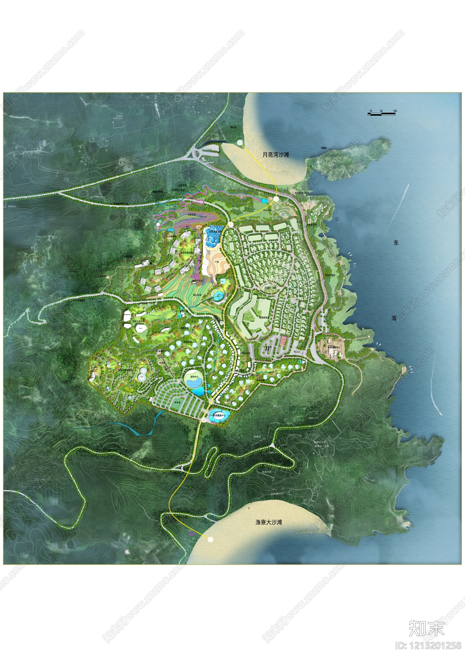 海滨度假外场施工图下载【ID:1213201258】