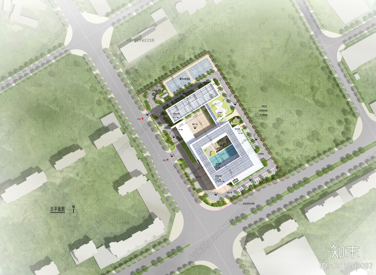 政府办公楼施工图下载【ID:1213203097】