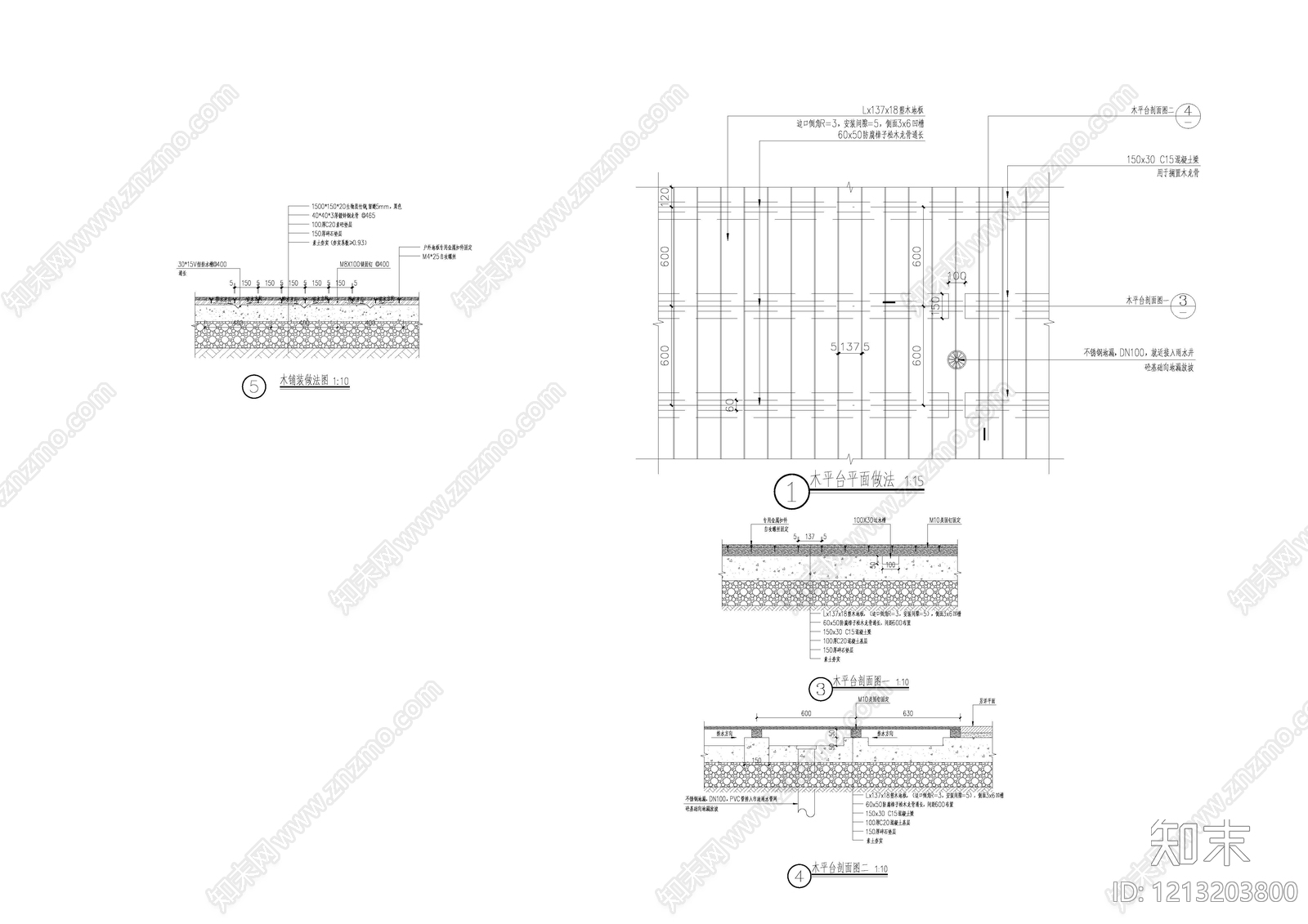 木地板施工图下载【ID:1213203800】