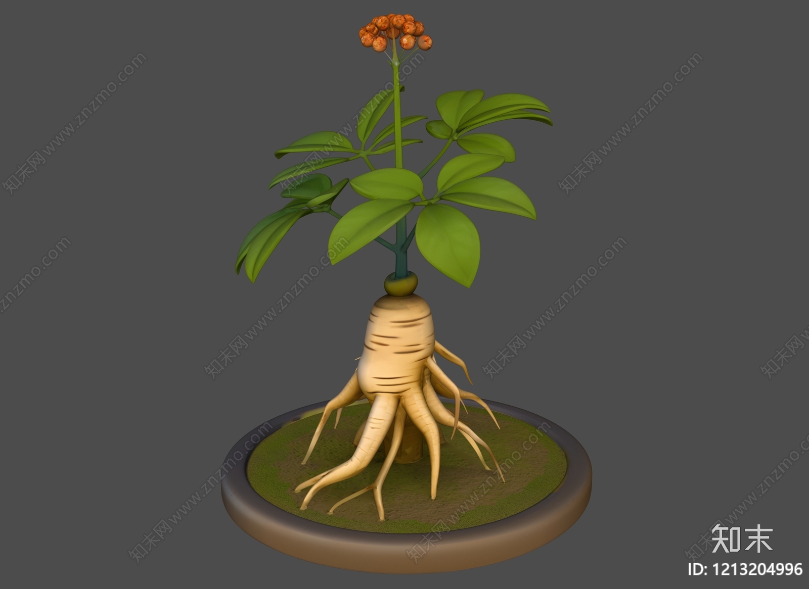 卡通风格盆栽SU模型下载【ID:1213204996】