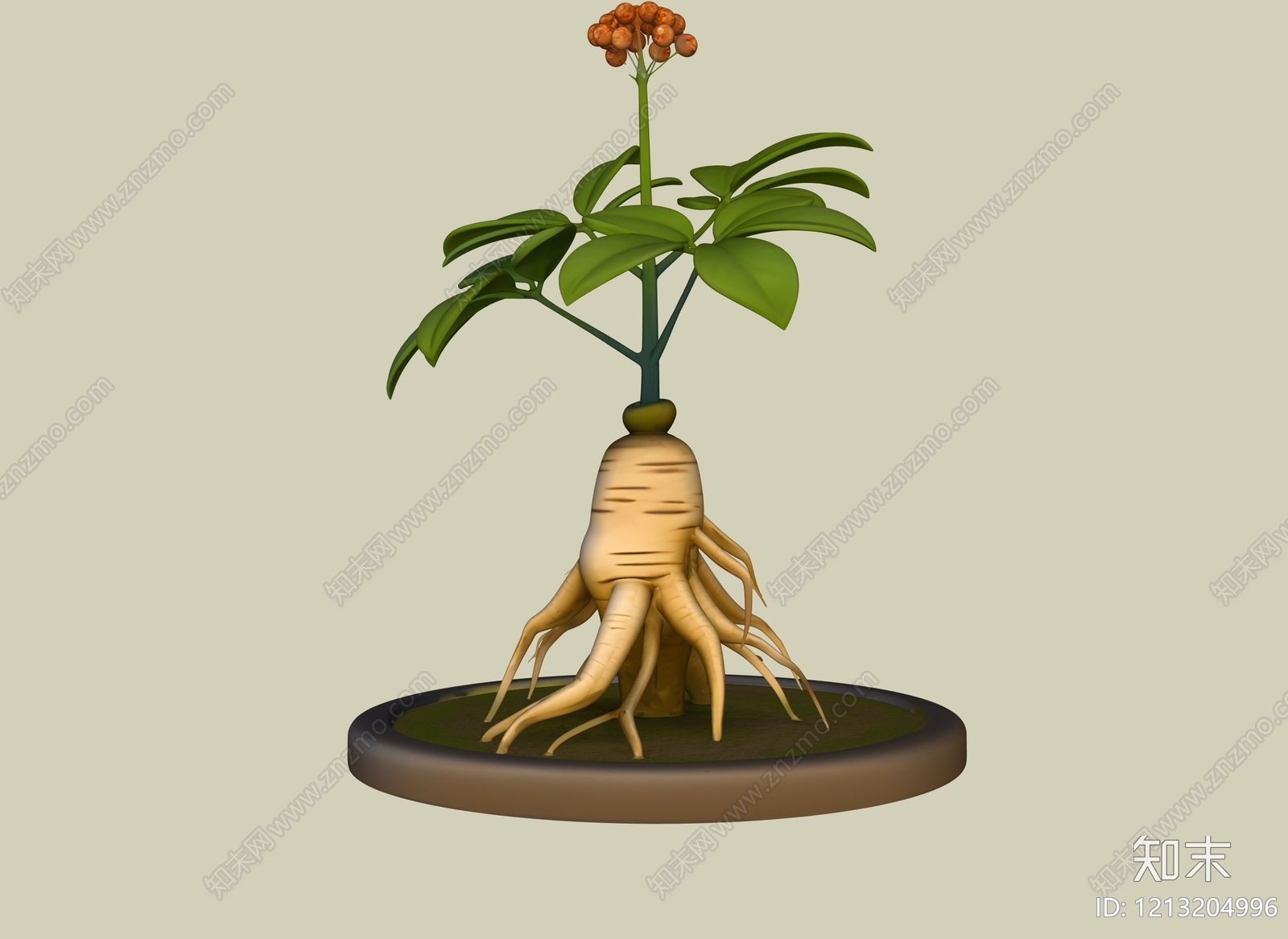 卡通风格盆栽SU模型下载【ID:1213204996】