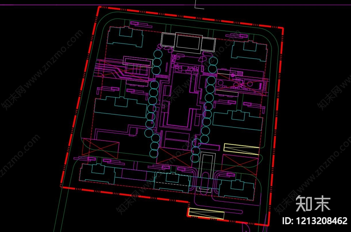 现代住宅楼建筑施工图下载【ID:1213208462】