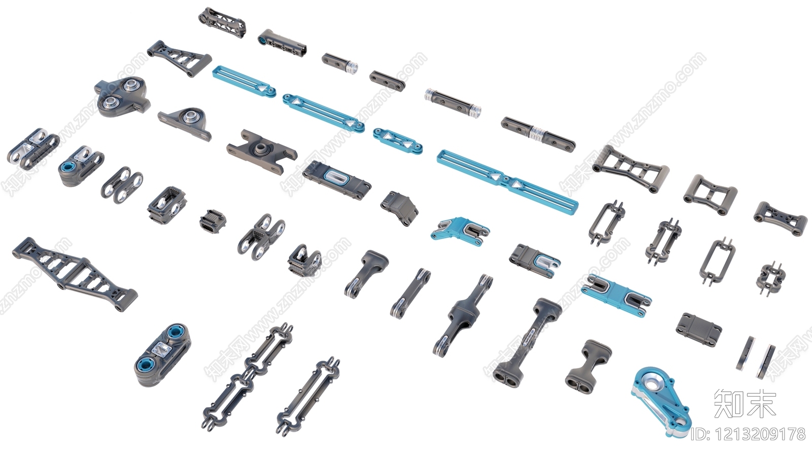 机械极简其他五金件3D模型下载【ID:1213209178】
