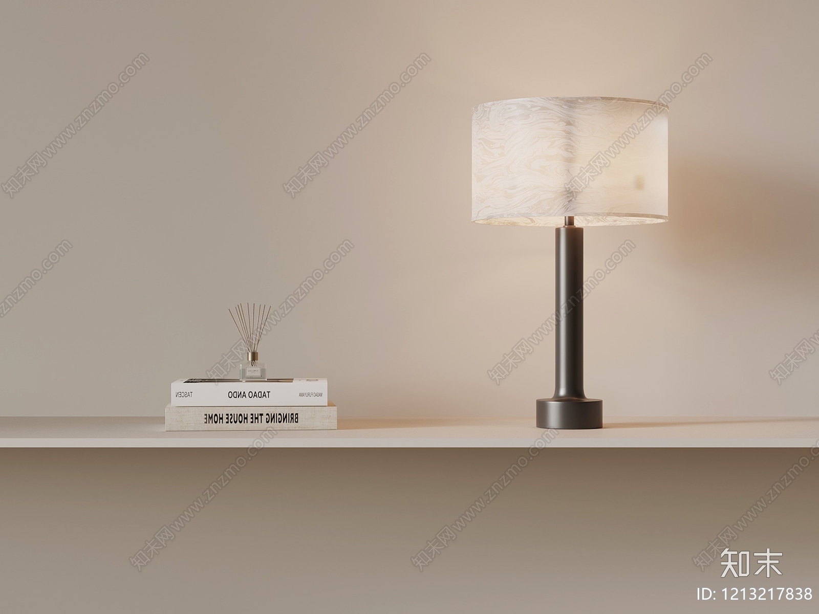现代台灯SU模型下载【ID:1213217838】