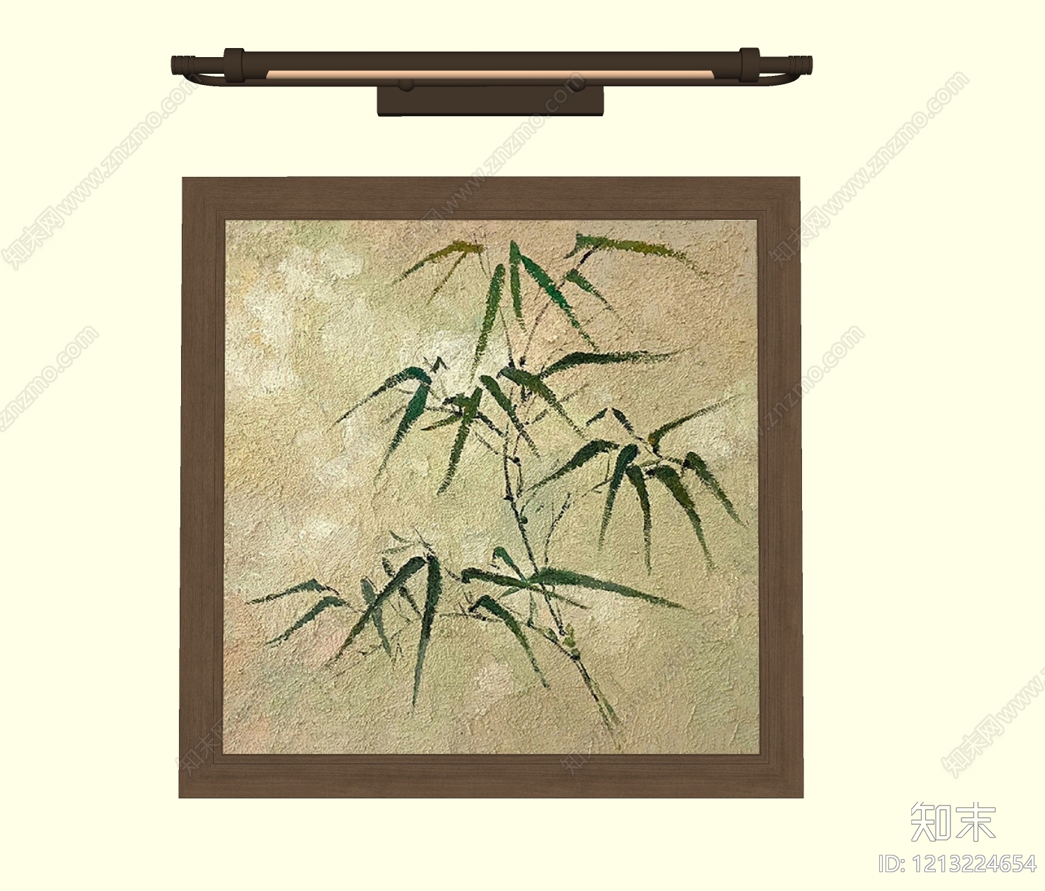 新中式挂画SU模型下载【ID:1213224654】