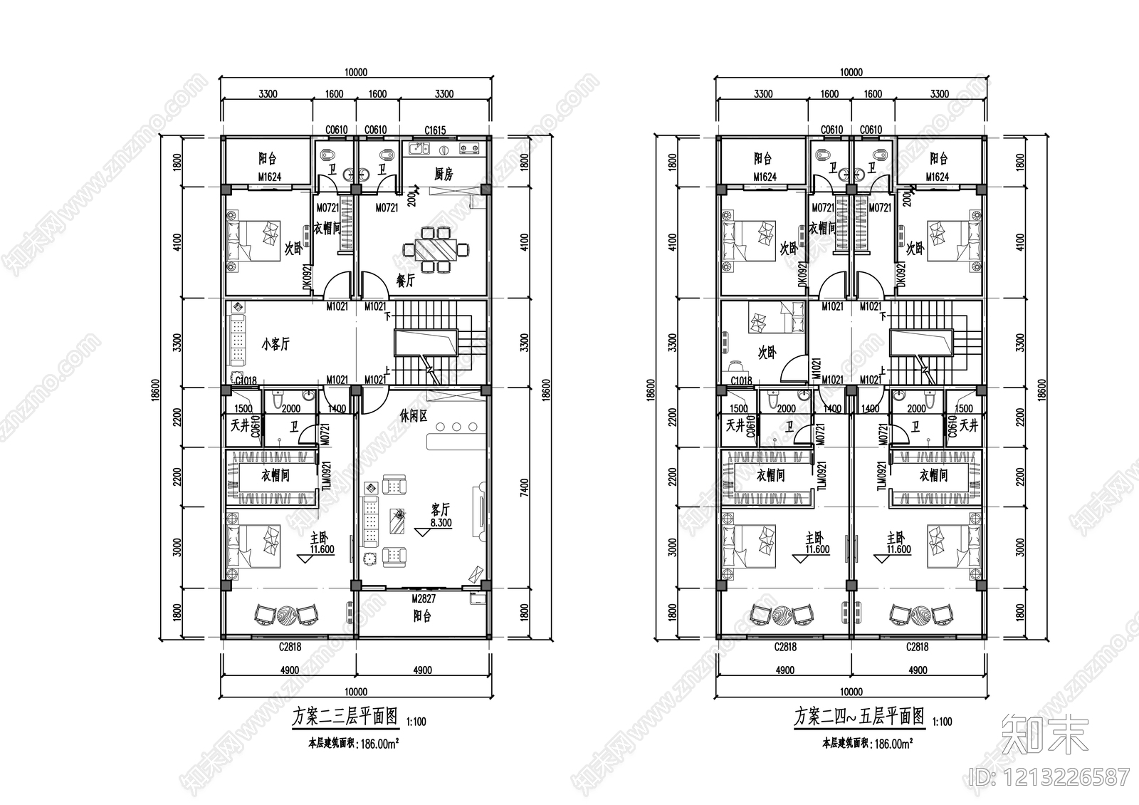 现代其他居住建筑cad施工图下载【ID:1213226587】