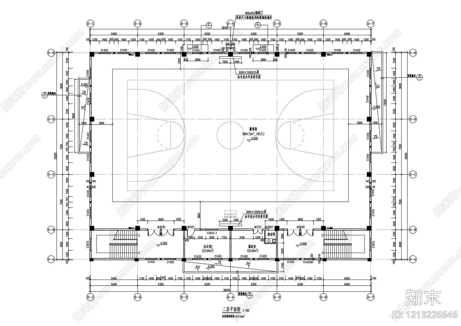 现代其他公共建筑cad施工图下载【ID:1213226646】