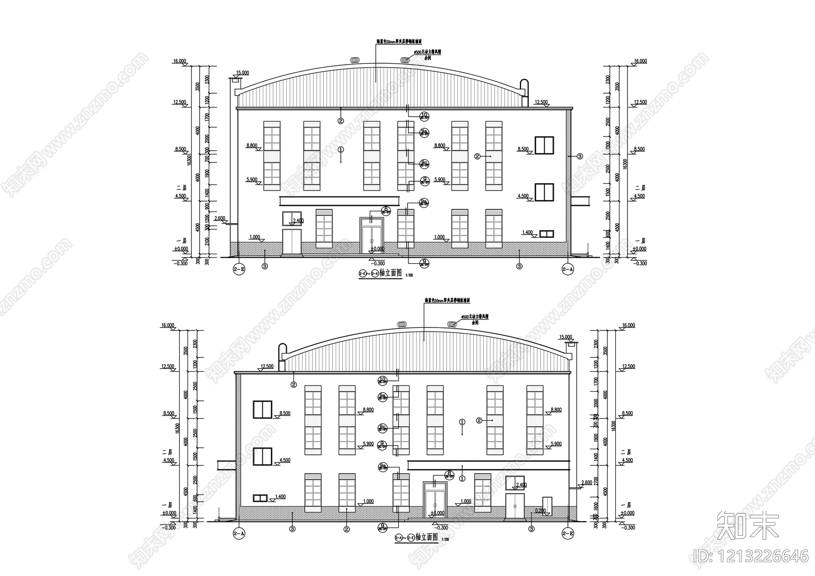 现代其他公共建筑cad施工图下载【ID:1213226646】