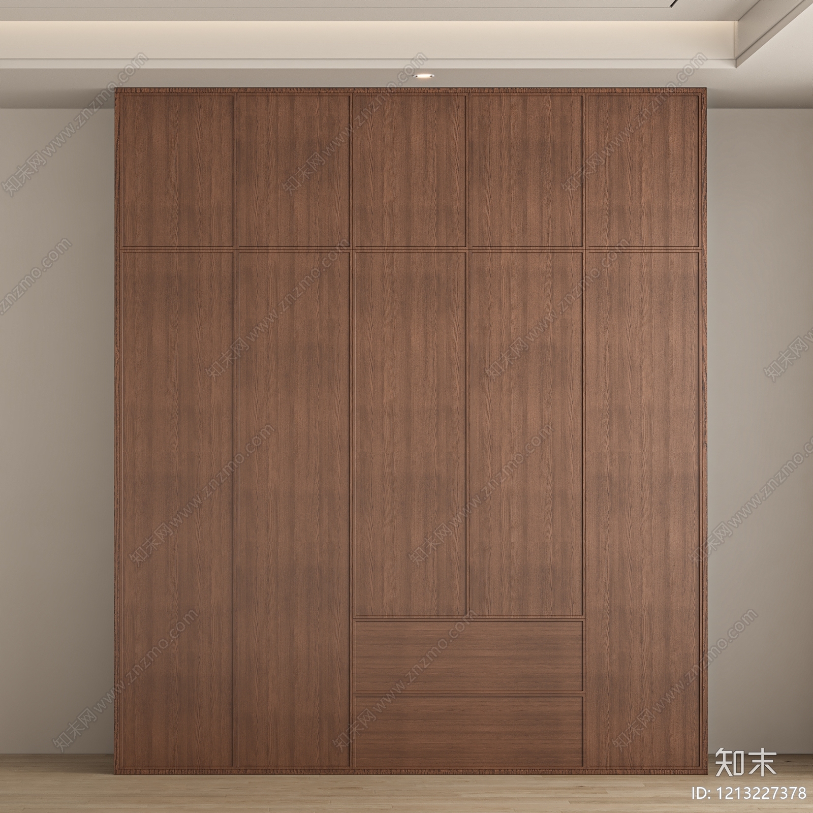 中古衣柜SU模型下载【ID:1213227378】