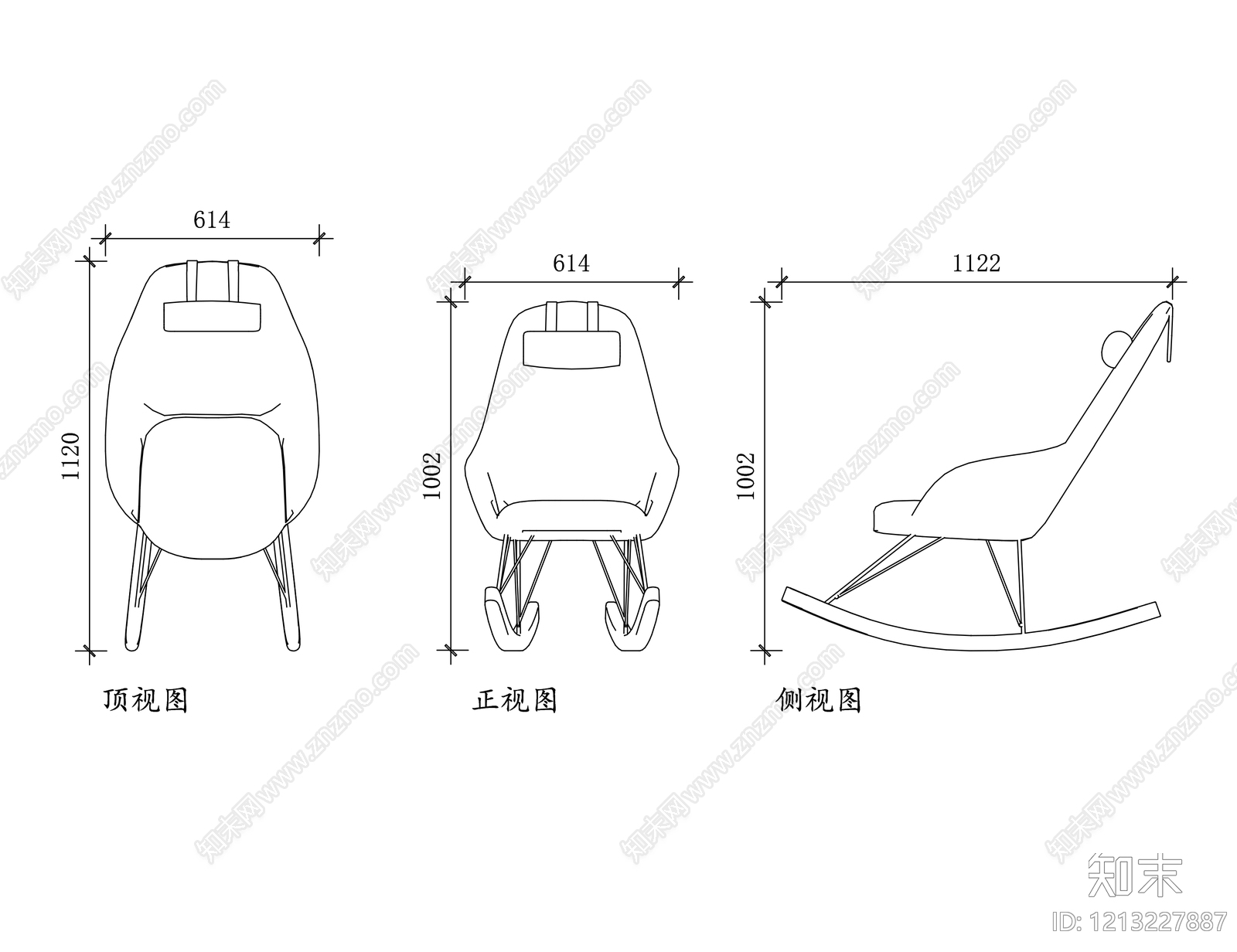 家具三视图施工图下载【ID:1213227887】