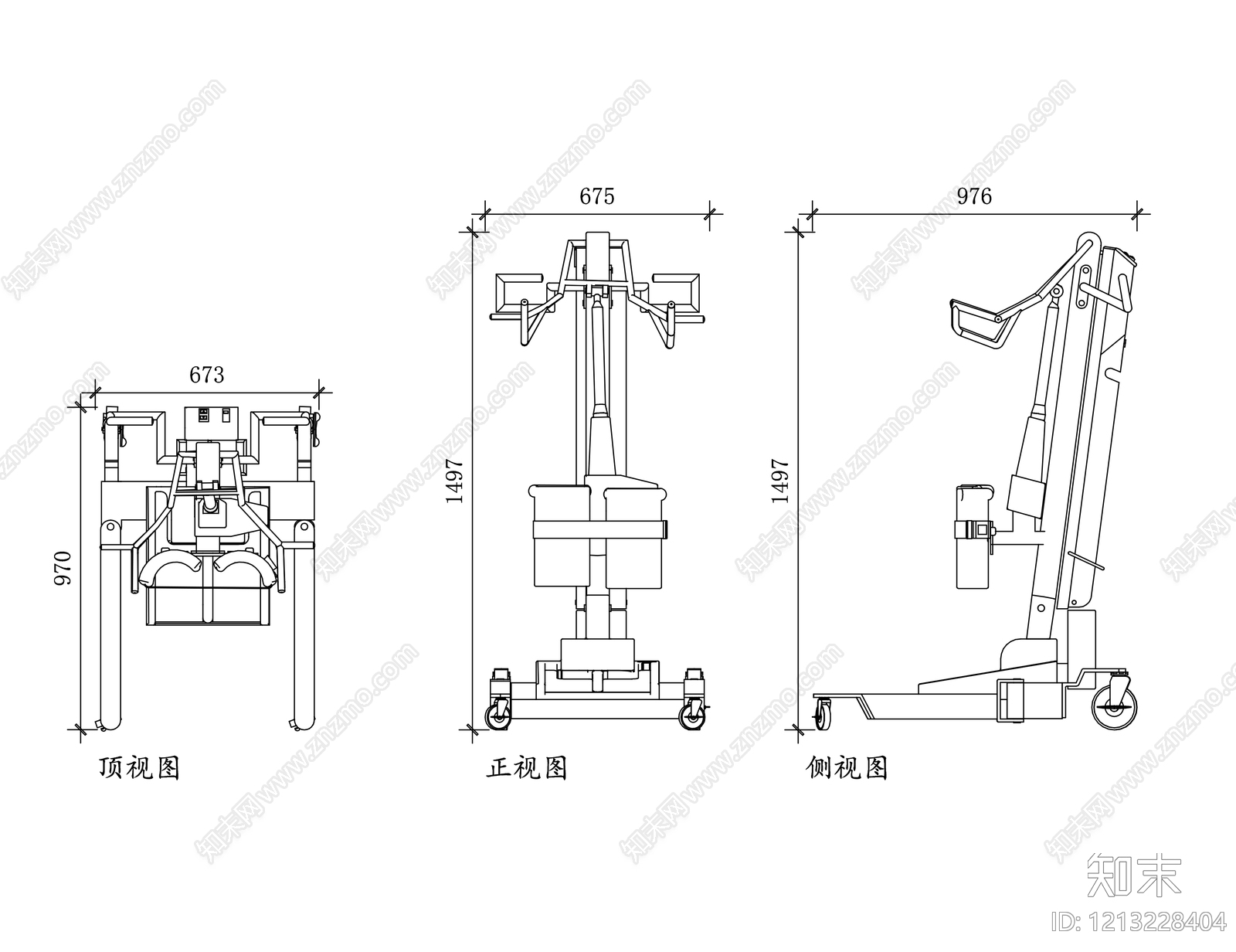 现代器材设备详图施工图下载【ID:1213228404】