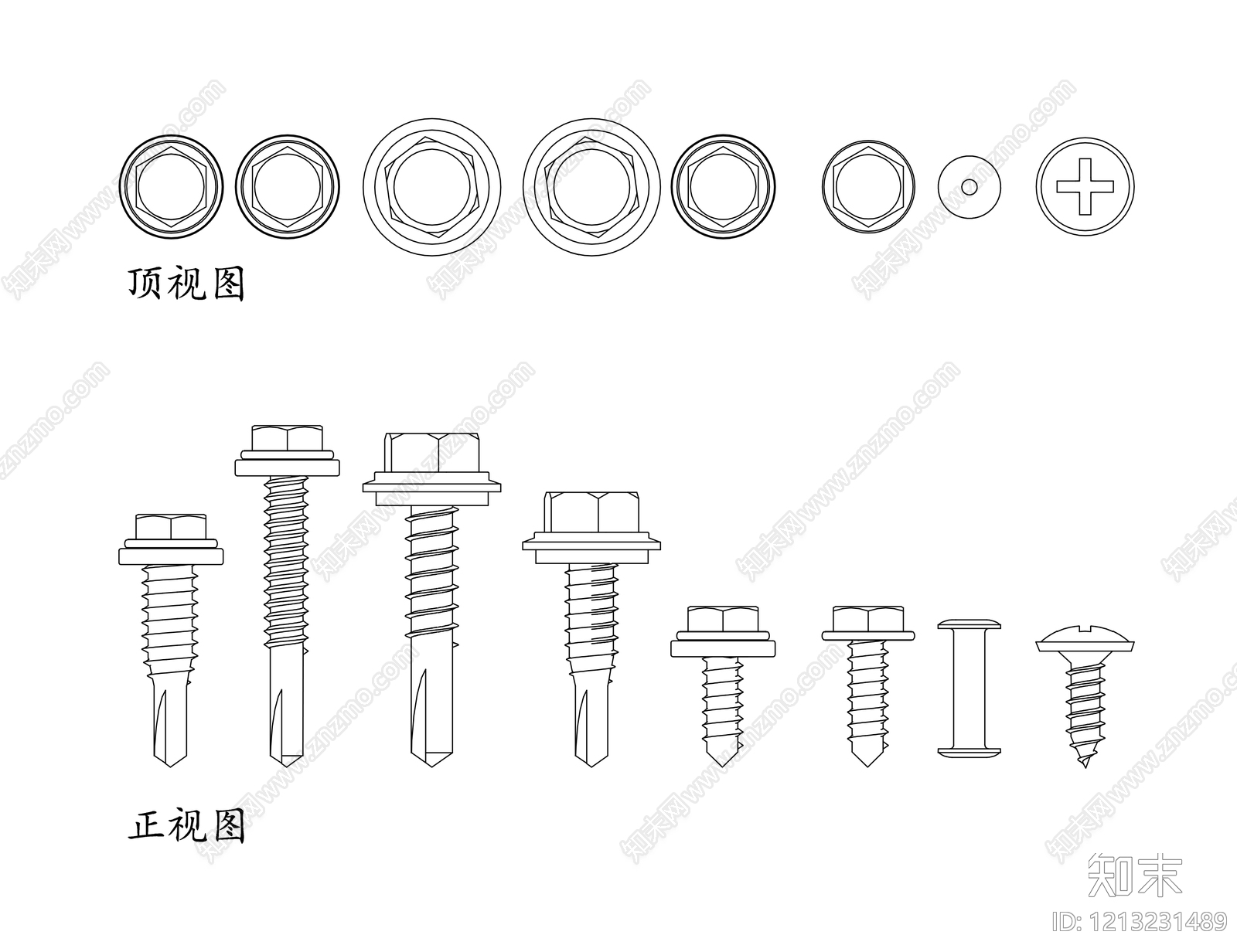 现代五金管件施工图下载【ID:1213231489】