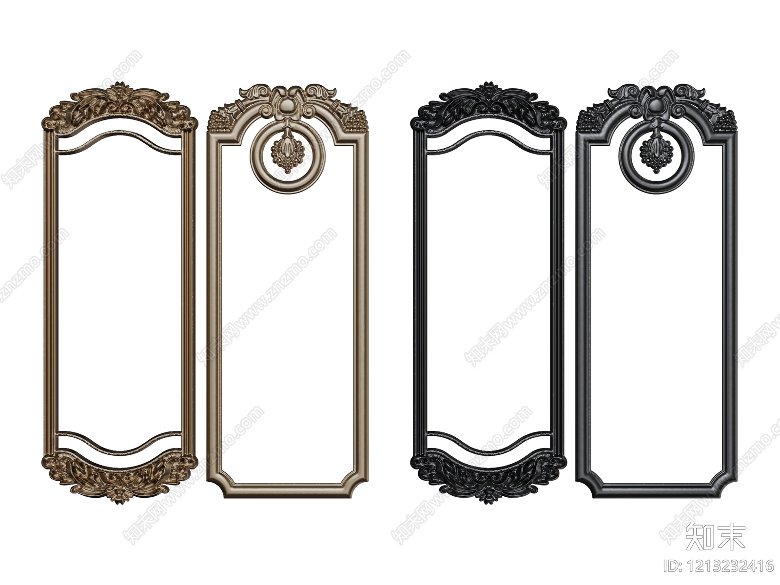 欧式古典雕花SU模型下载【ID:1213232416】