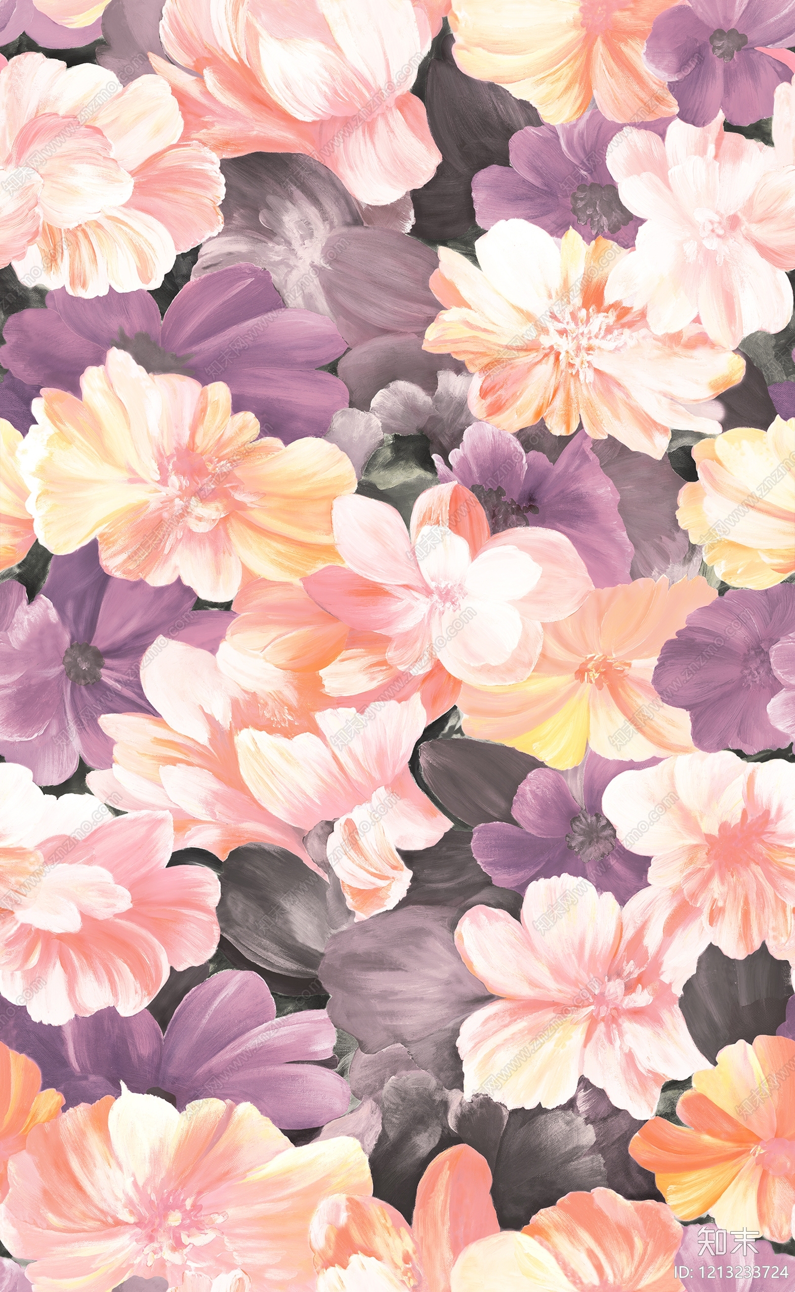 现代新中式拼花砖贴图下载【ID:1213233724】