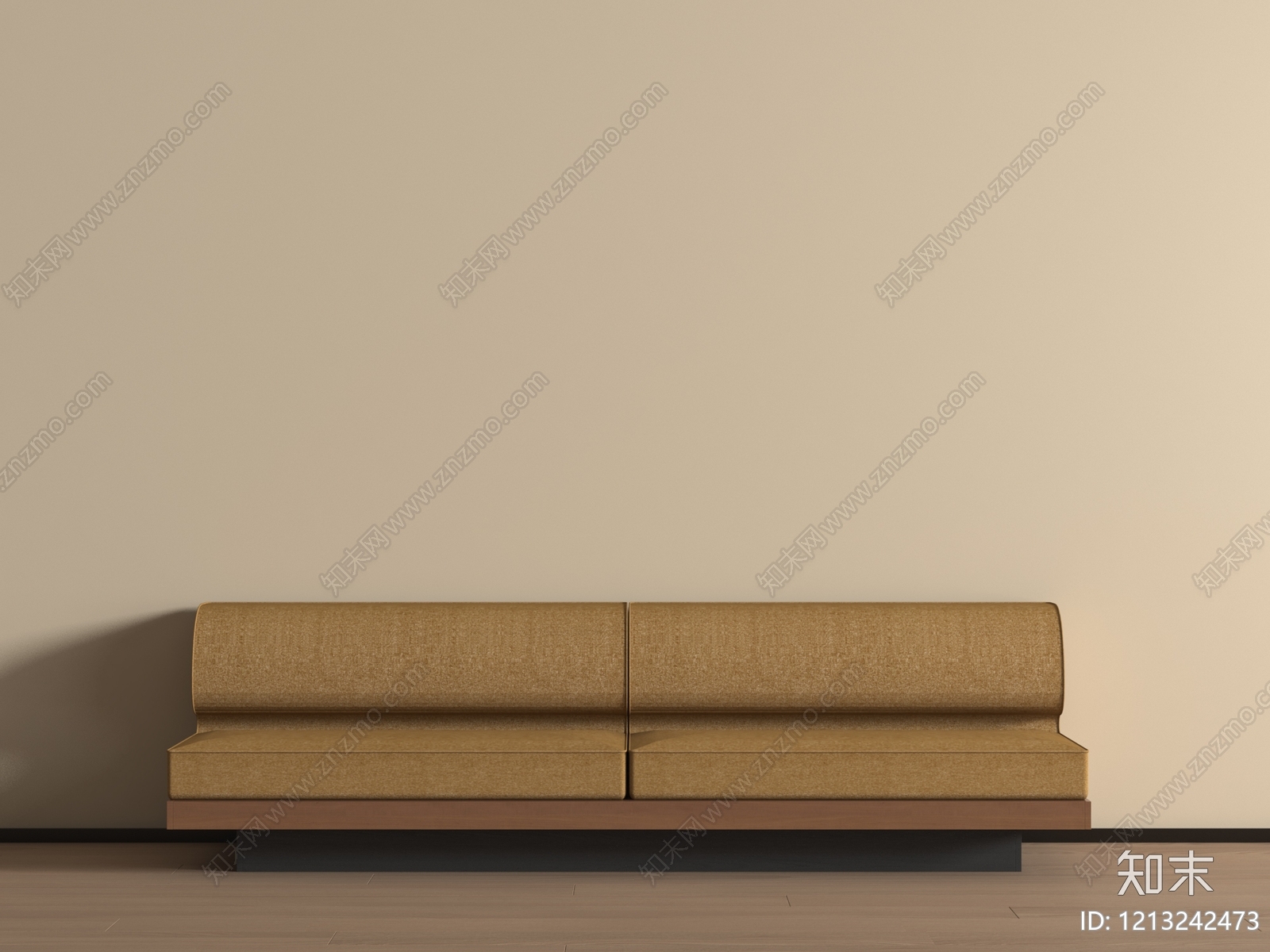 现代卡座沙发3D模型下载【ID:1213242473】