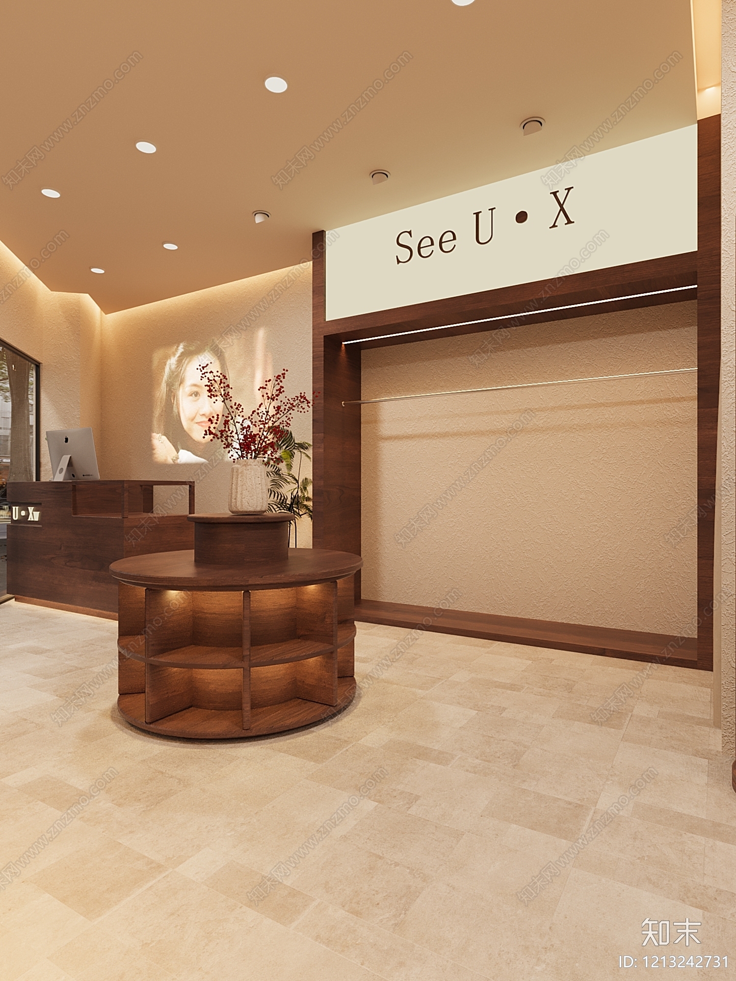 现代服装店3D模型下载【ID:1213242731】