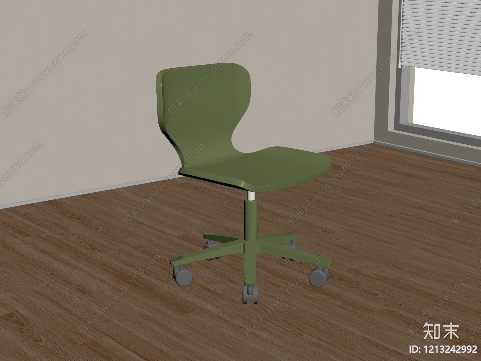 现代简约办公椅SU模型下载【ID:1213242992】