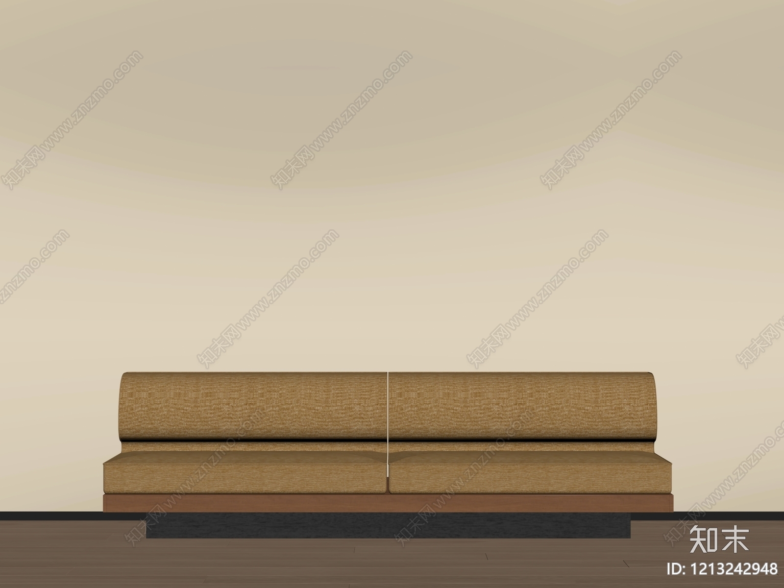 极简卡座沙发SU模型下载【ID:1213242948】