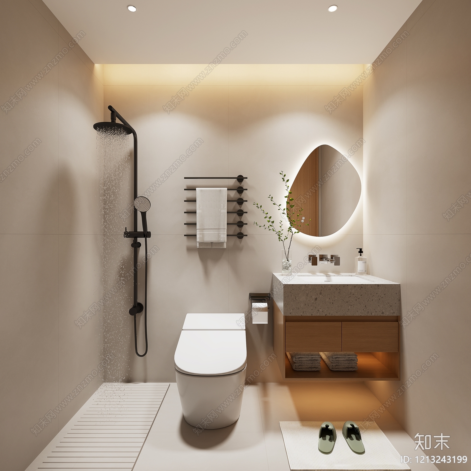 现代民宿3D模型下载【ID:1213243199】