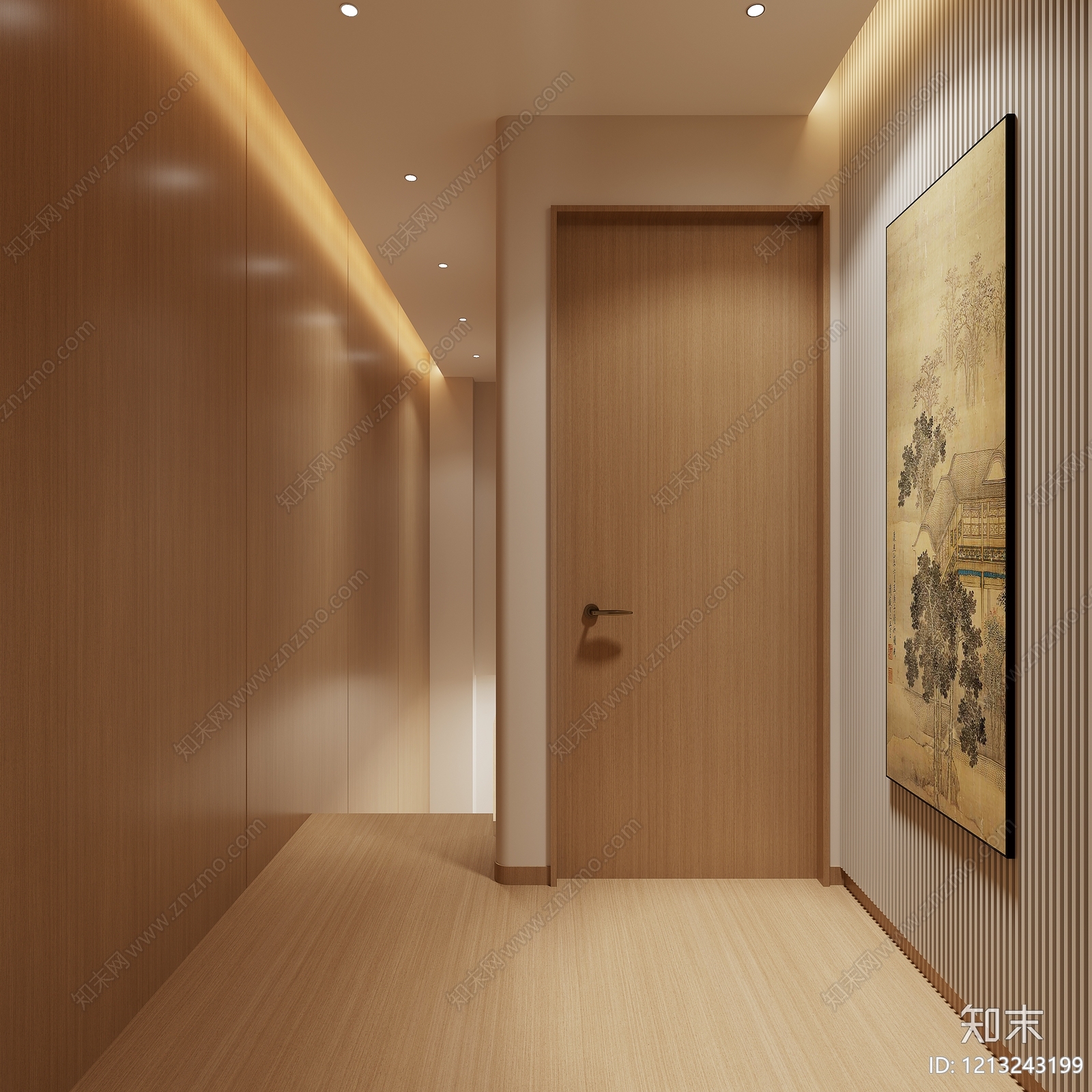 现代民宿3D模型下载【ID:1213243199】