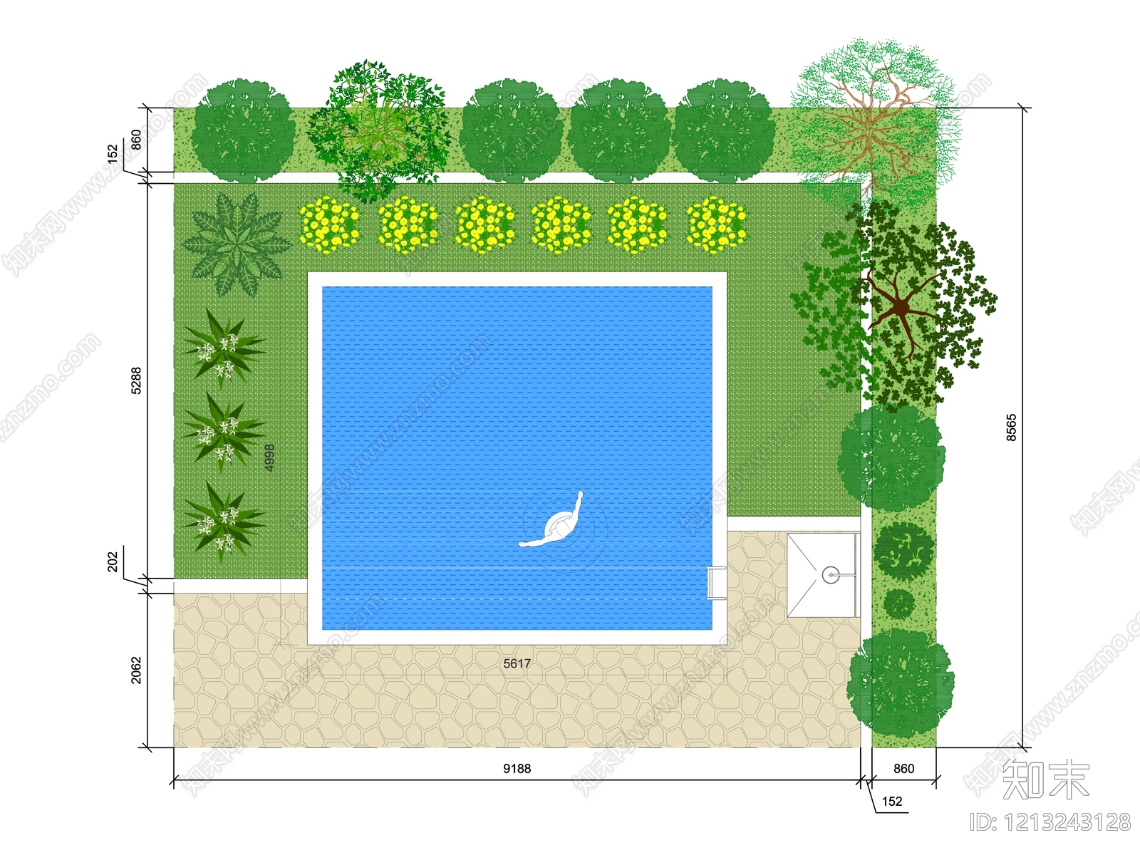 景观平面图施工图下载【ID:1213243128】