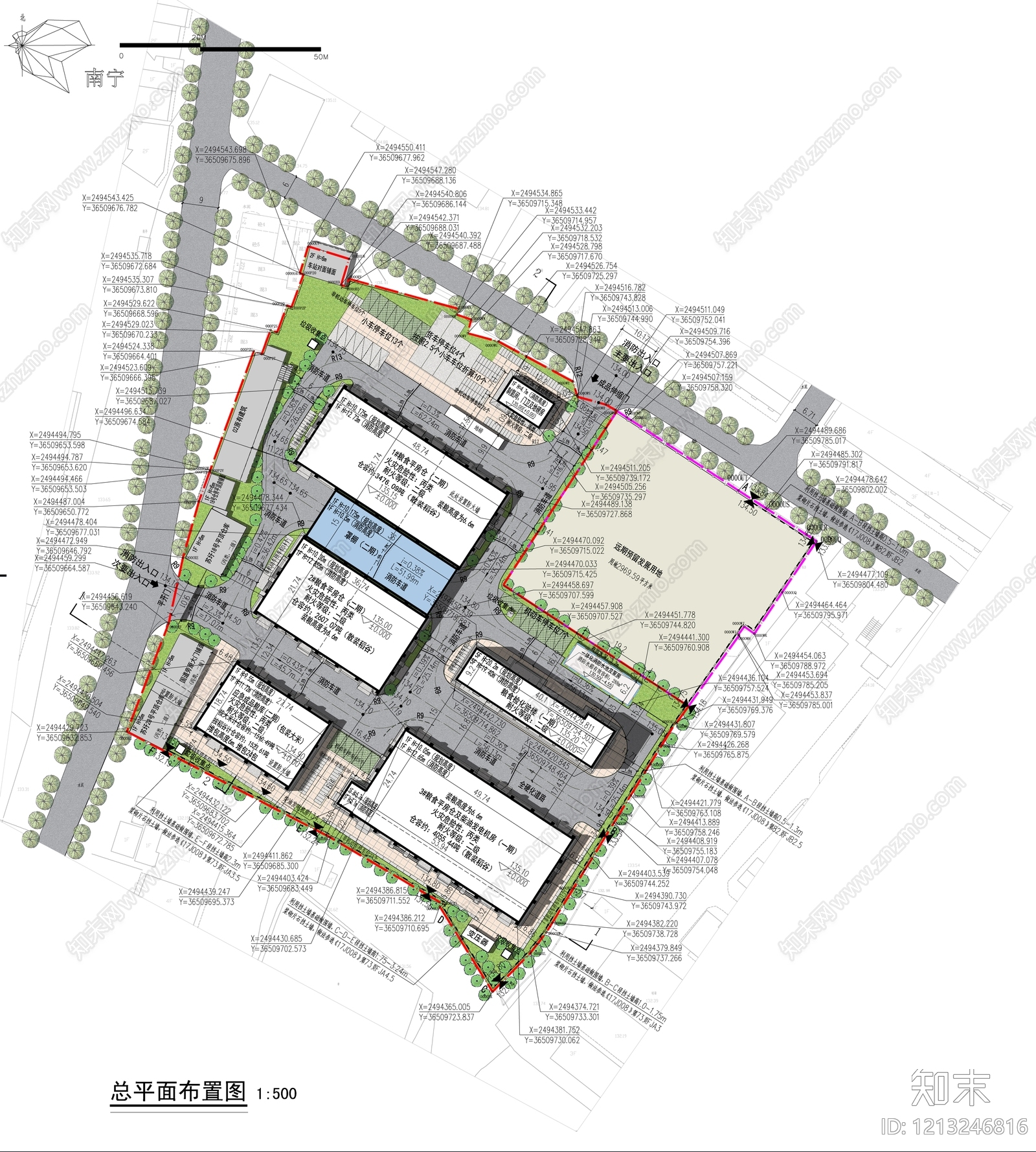 现代厂房施工图下载【ID:1213246816】