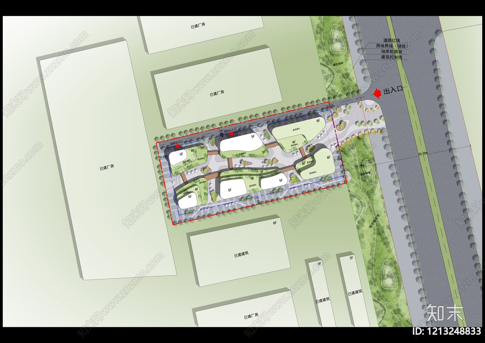 现代商业街施工图下载【ID:1213248833】