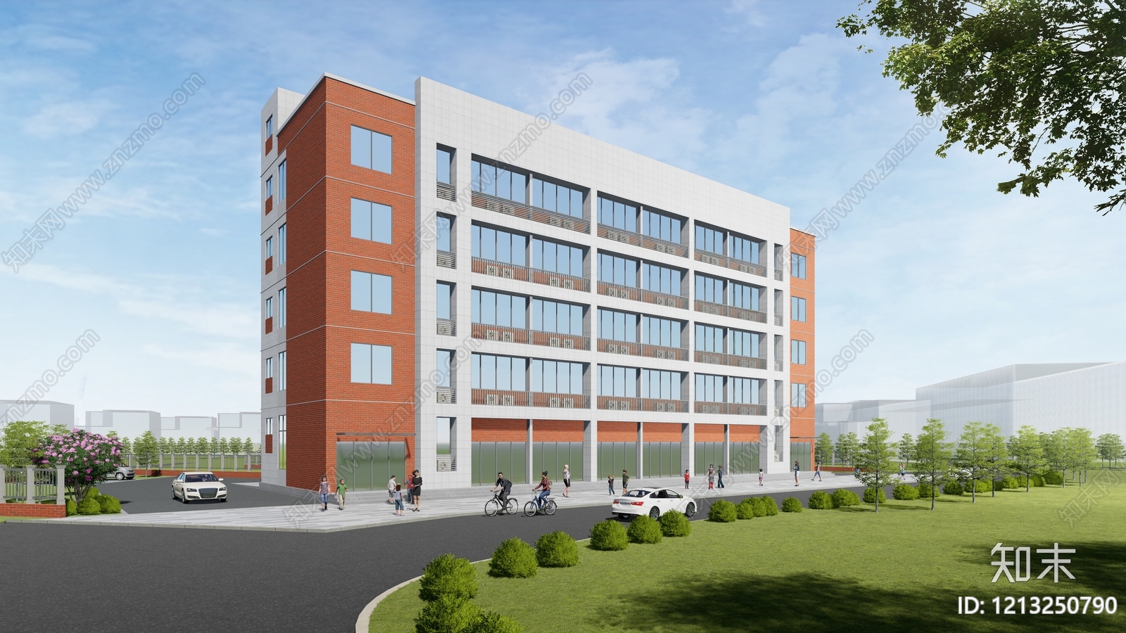 现代主义活动中心SU模型下载【ID:1213250790】