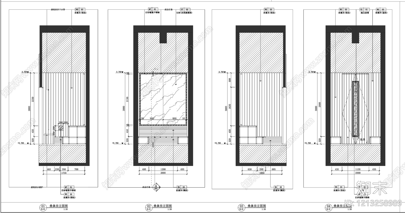 现代其他休闲娱乐空间cad施工图下载【ID:1213258989】