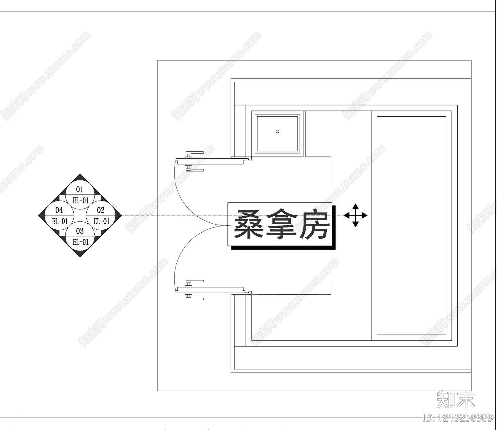 现代其他休闲娱乐空间cad施工图下载【ID:1213258989】