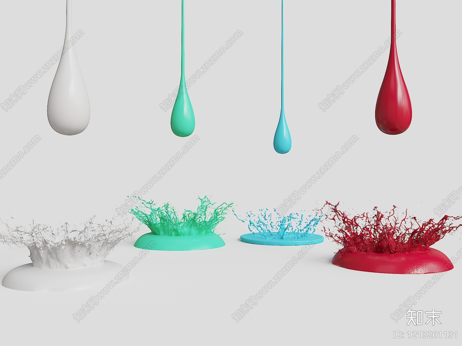 超写实流体艺术雕塑SU模型下载【ID:1213261131】