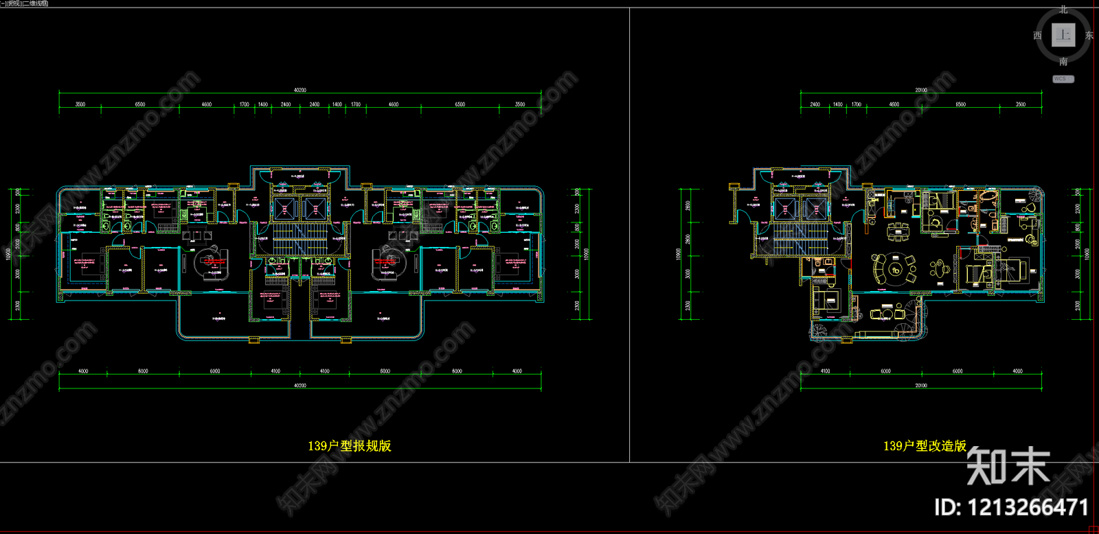 现代轻奢住宅楼建筑cad施工图下载【ID:1213266471】