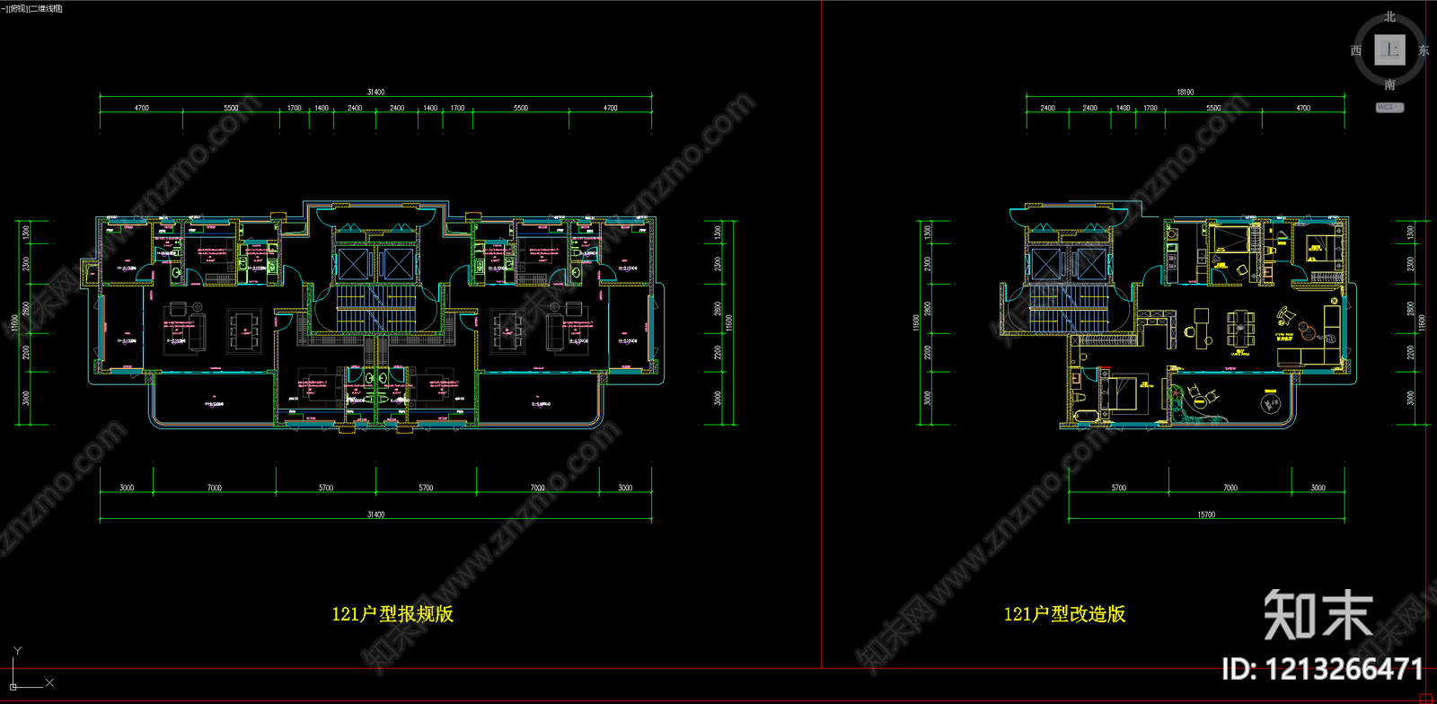现代轻奢住宅楼建筑cad施工图下载【ID:1213266471】