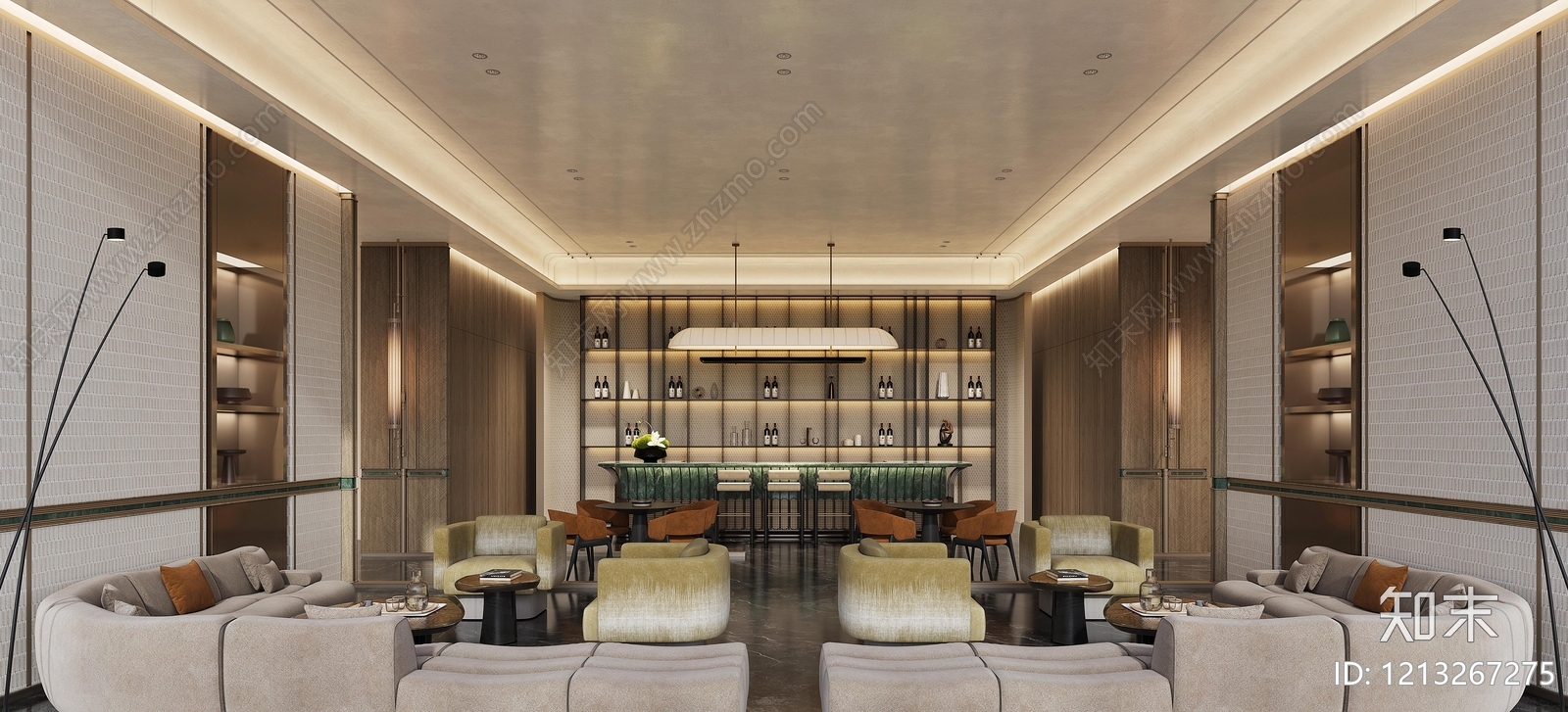 现代轻奢售楼处下载【ID:1213267275】