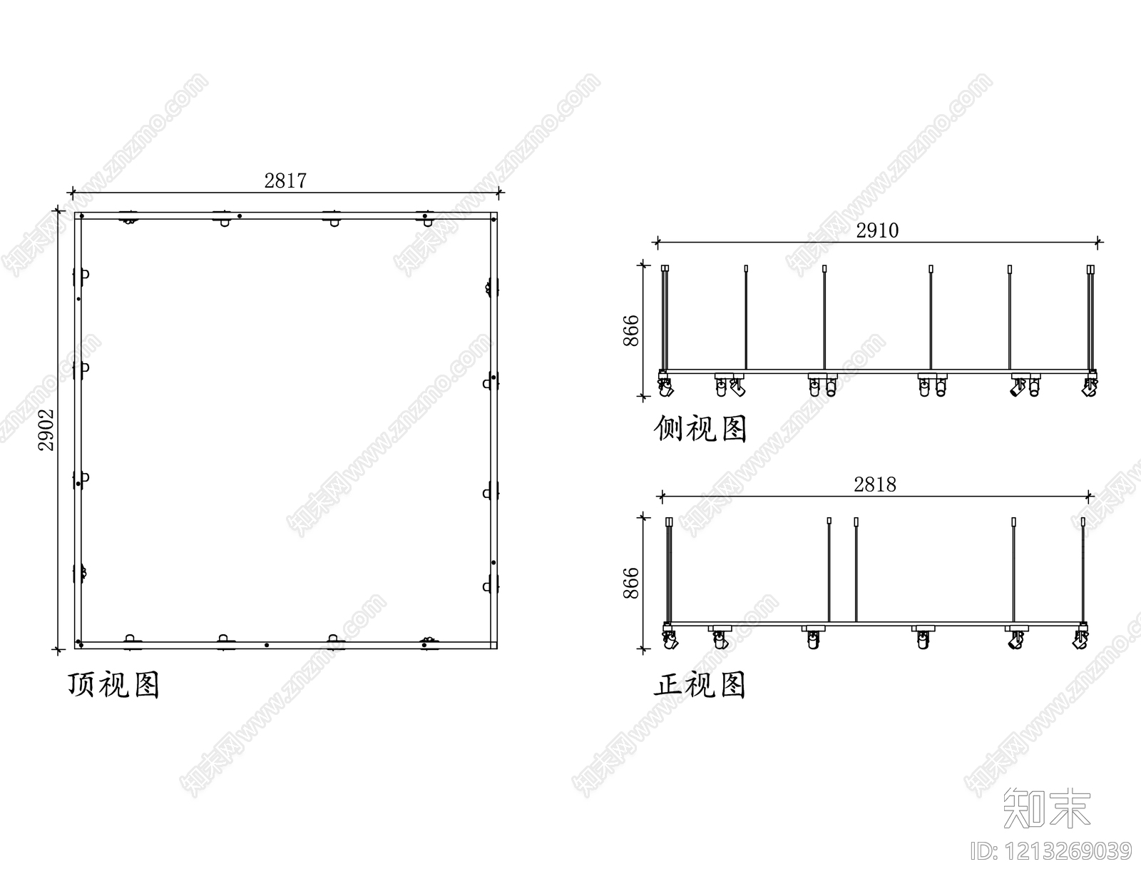 现代灯具图库施工图下载【ID:1213269039】