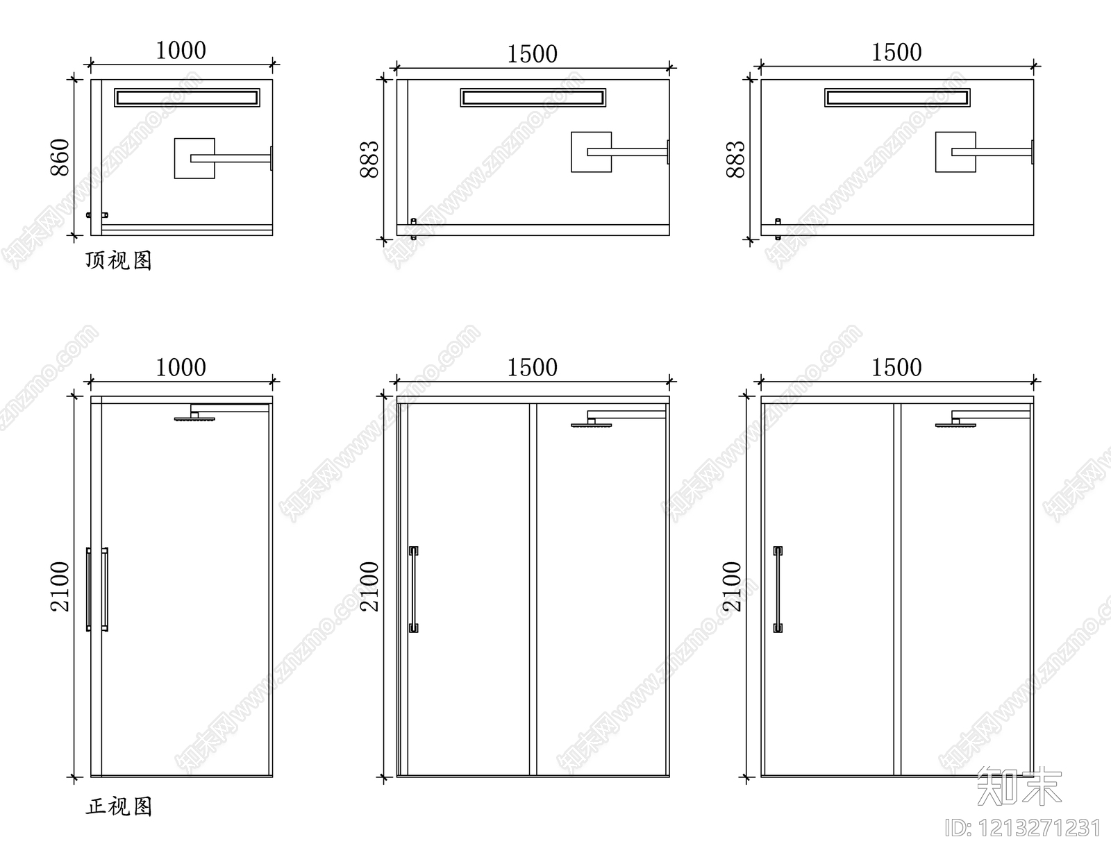 现代卫浴设施施工图下载【ID:1213271231】