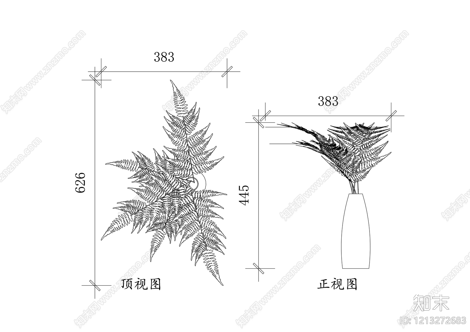 现代综合植物图库cad施工图下载【ID:1213272683】