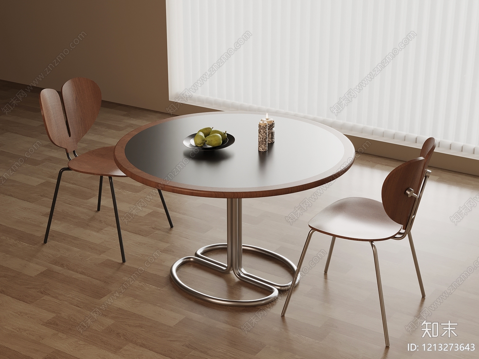 现代简约办公桌3D模型下载【ID:1213273643】