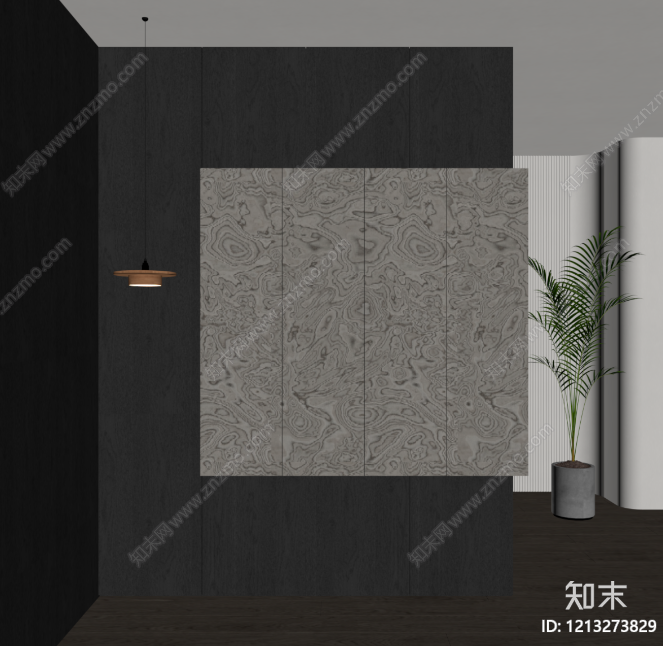 现代简约玄关SU模型下载【ID:1213273829】