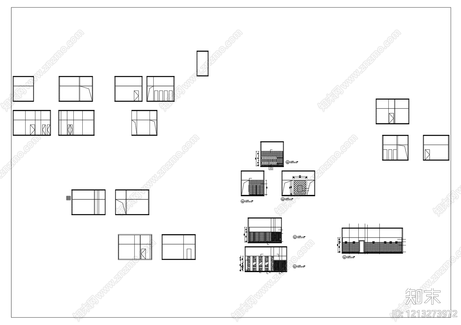 现代窗施工图下载【ID:1213273972】