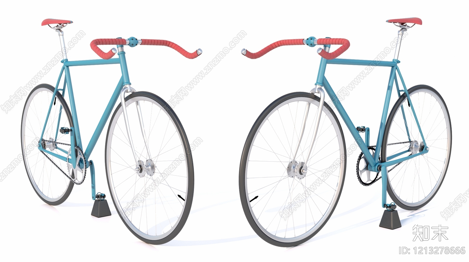 极简主义自行车3D模型下载【ID:1213278666】