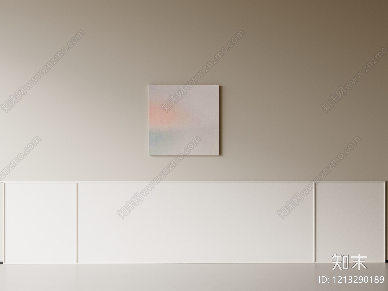 极简背景墙SU模型下载【ID:1213290189】