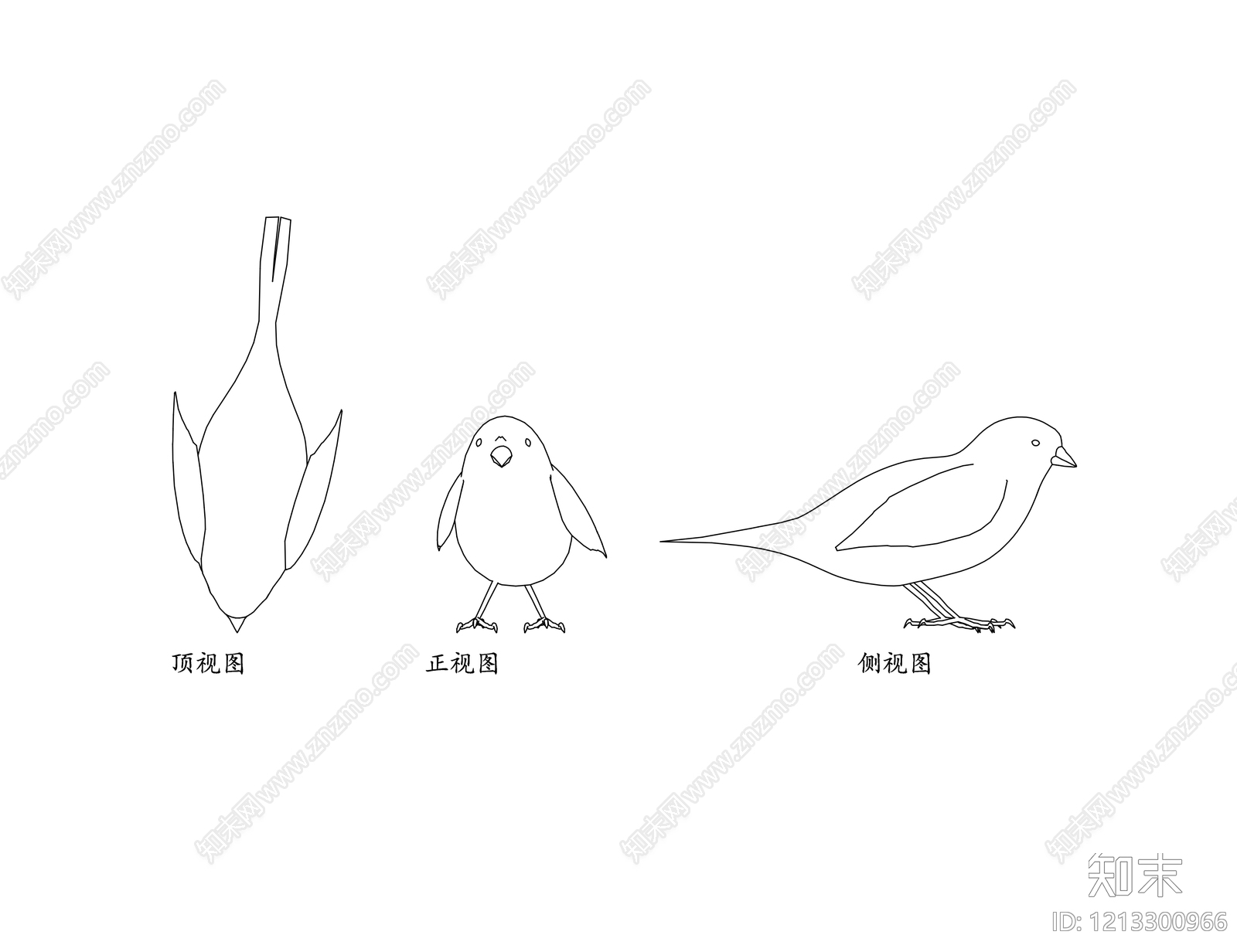 现代动物施工图下载【ID:1213300966】