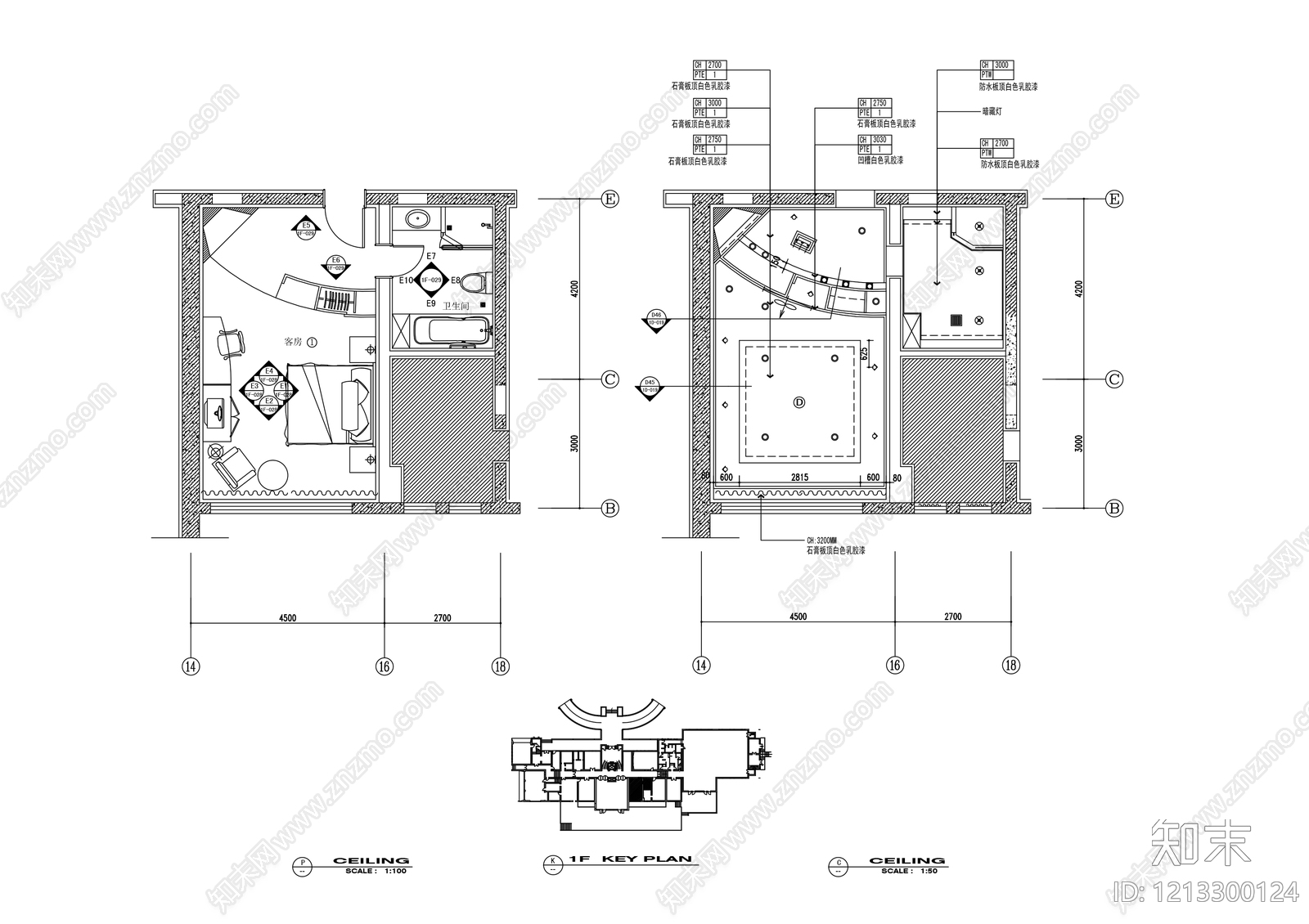 吊顶图施工图下载【ID:1213300124】