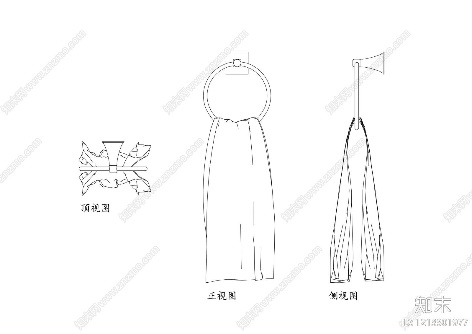 现代卫浴设施施工图下载【ID:1213301977】