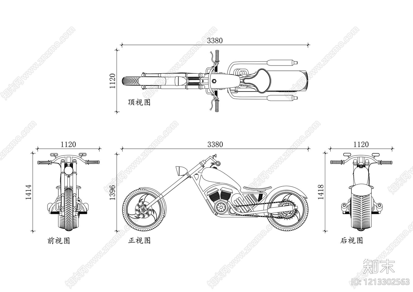 现代交通工具图库施工图下载【ID:1213302563】