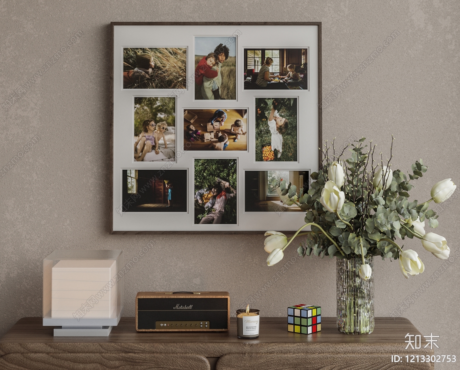 中古风相框SU模型下载【ID:1213302753】