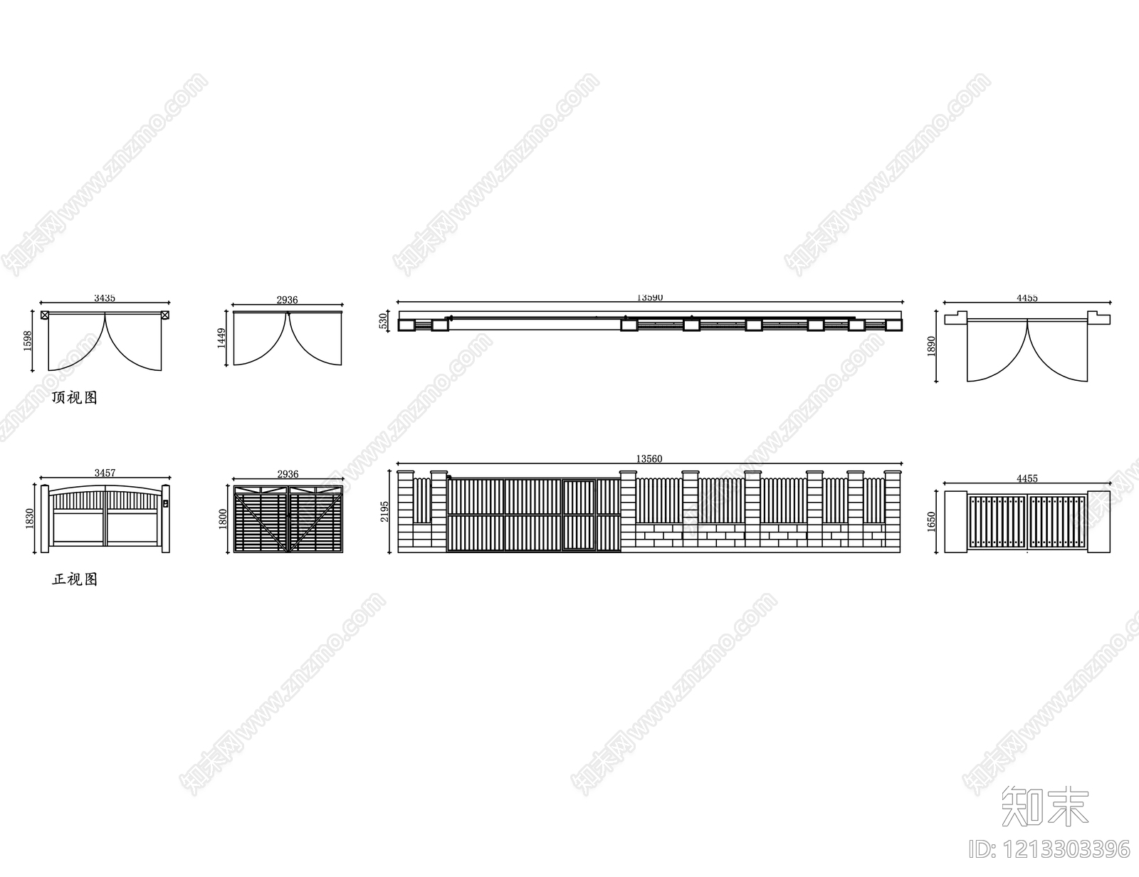 外门系统施工图下载【ID:1213303396】