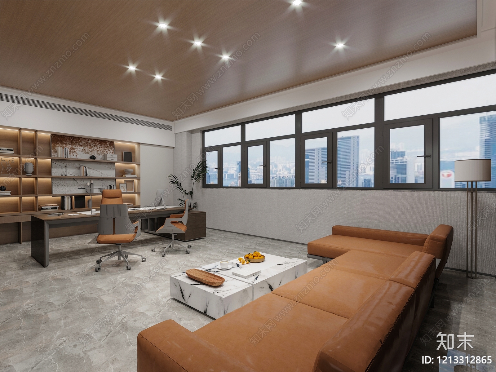 新中式其他办公空间3D模型下载【ID:1213312865】