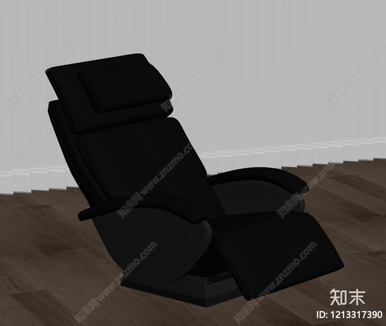 现代简约躺椅SU模型下载【ID:1213317390】